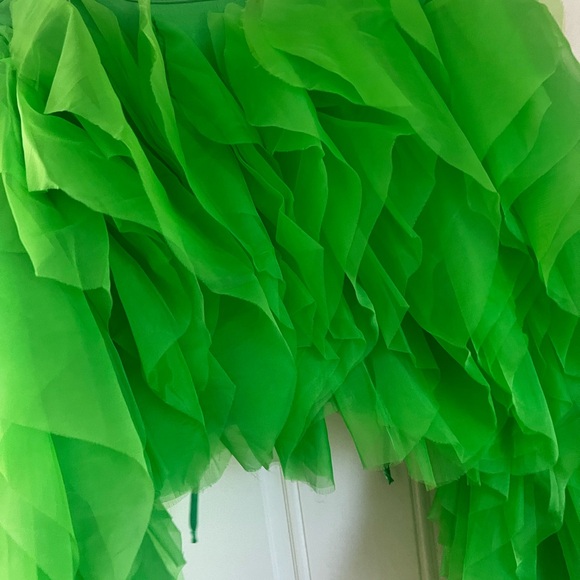 Green Ruffled Blouse - Picture 6 of 6